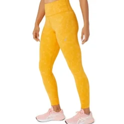 Asics Collant Et Pantalon Running^Runkoyo Jacquard Tight Jaune