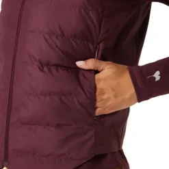 Asics Gilet Running^Runkoyo Padded Vest Mauve