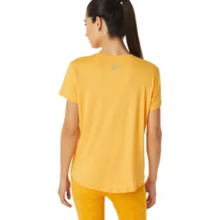 Asics T-shirt Et Manches Longues Running^Runkoyo Top Jaune