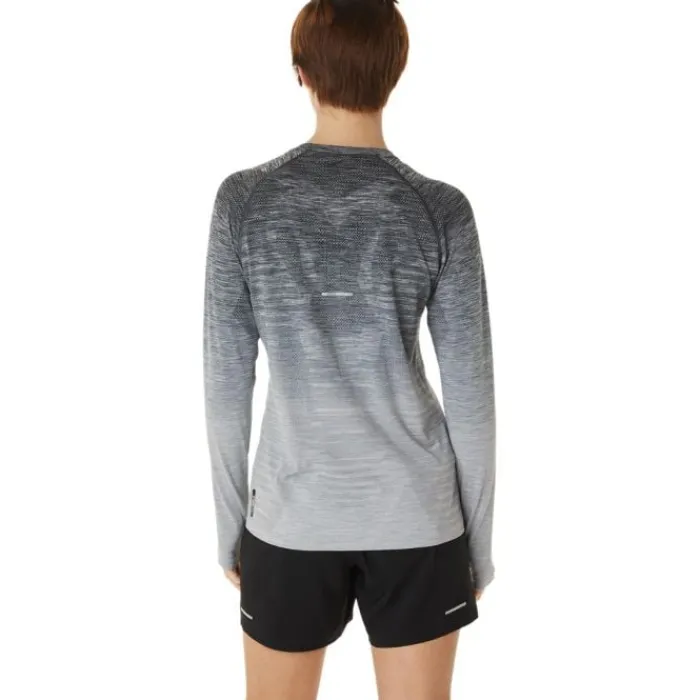 Asics T-shirt Et Manches Longues Running^Seamless LS Top Gris