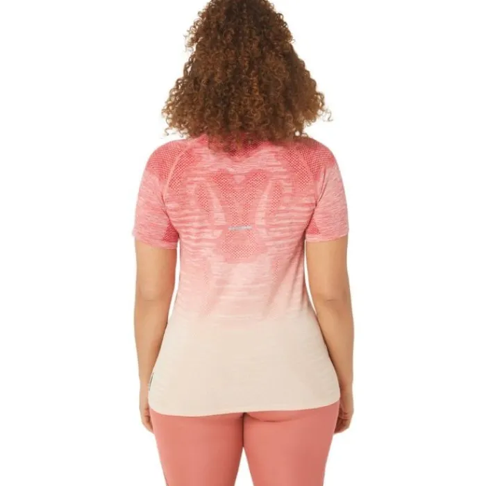 Asics T-shirt Et Manches Longues Running^Seamless SS Top Rose