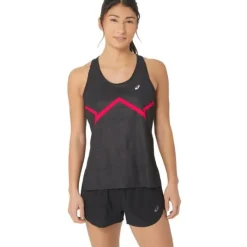 Asics T-shirt Et Manches Longues Running^Ventilate Actibreeze Graphic Tank Noir