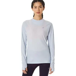 Asics T-shirt Et Manches Longues Running^Winter Run LS Top Bleu