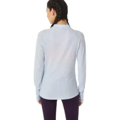 Asics T-shirt Et Manches Longues Running^Winter Run LS Top Bleu
