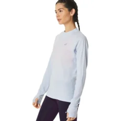 Asics T-shirt Et Manches Longues Running^Winter Run LS Top Bleu