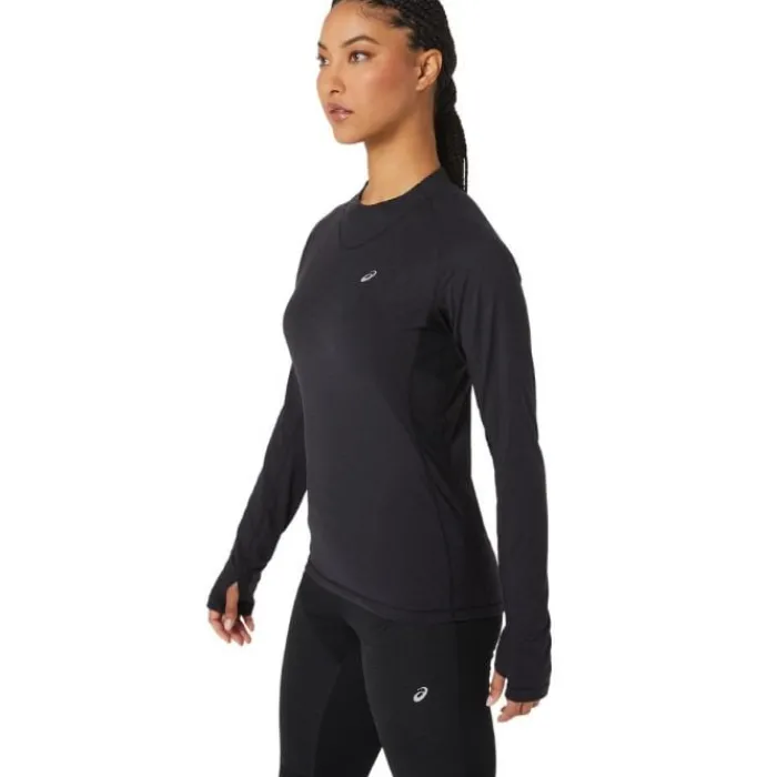 Asics T-shirt Et Manches Longues Running^Winter Run LS Top Noir