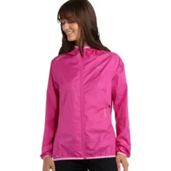 Athli-Tech Veste Running^MAELYNE 200 WOMEN'S WINDBREAKER Rose
