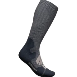 Bauerfeind Chaussettes|Chaussettes Running^Outdoor Merino Compression Socks High Cut Gris