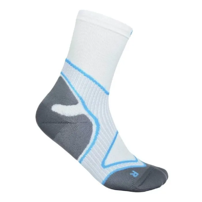 Bauerfeind Chaussettes|Chaussettes Running^Run Performance Socks Mid Cut Blanc