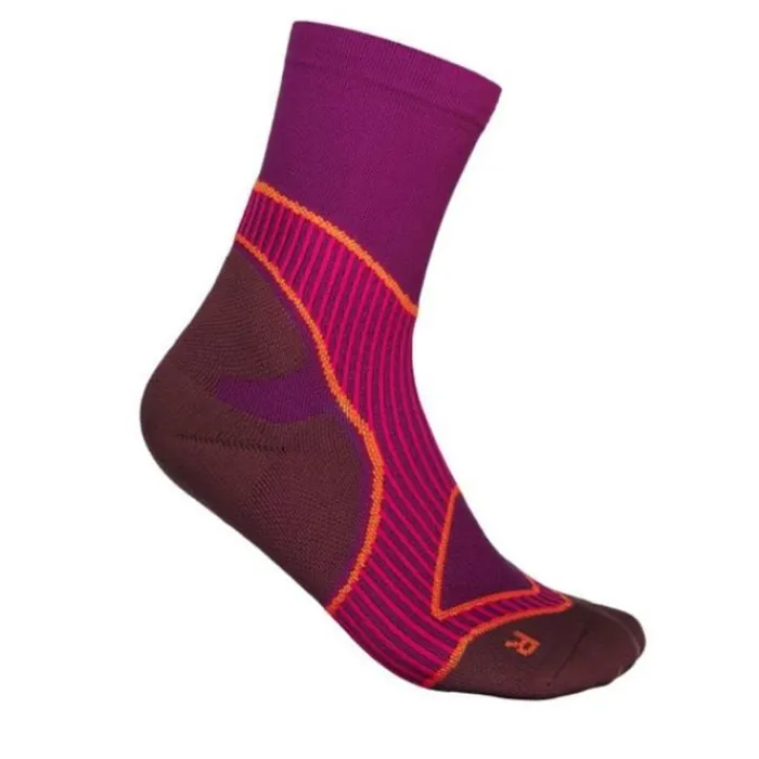 Bauerfeind Chaussettes|Chaussettes Running^Run Performance Socks Mid Cut Rose
