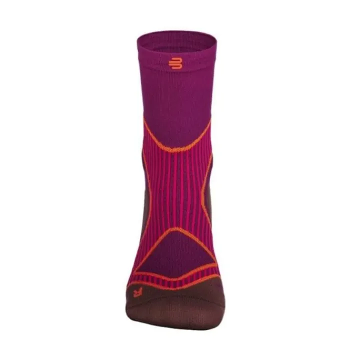 Bauerfeind Chaussettes|Chaussettes Running^Run Performance Socks Mid Cut Rose