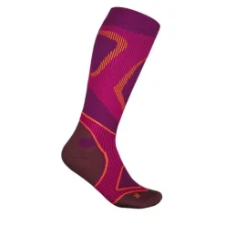 Bauerfeind Chaussettes|Chaussettes Running^Run Performance Compression Socks High Cut Rose