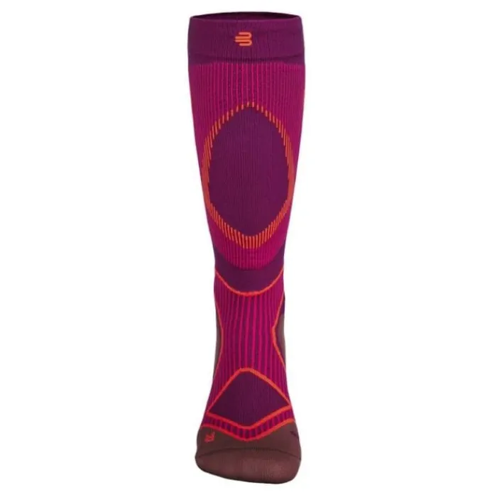 Bauerfeind Chaussettes|Chaussettes Running^Run Performance Compression Socks High Cut Rose