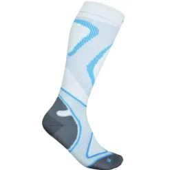 Bauerfeind Chaussettes|Chaussettes Running^Run Performance Compression Socks High Cut Blanc