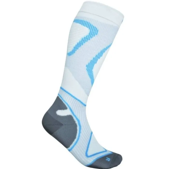 Bauerfeind Chaussettes|Chaussettes Running^Run Performance Compression Socks High Cut Blanc