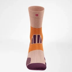 Bauerfeind Chaussettes|Chaussettes Running^Trail Run Compression Socks Mid Cut Orange