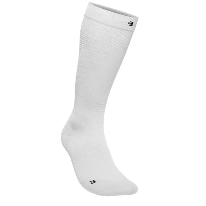 Bauerfeind Chaussettes|Chaussettes Running^Ultralight Compression Socks High Cut Blanc