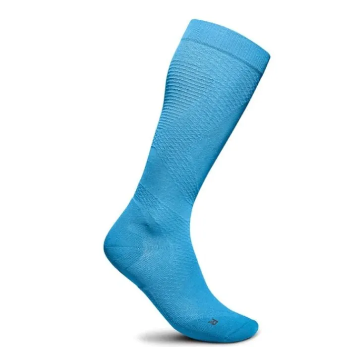 Bauerfeind Chaussettes|Chaussettes Running^Ultralight Compression Socks High Cut Bleu
