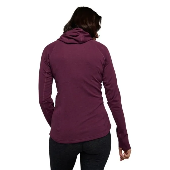 Black Diamond T-shirt Et Manches Longues Running^Coefficient LT Hybrid Hoody Rouge
