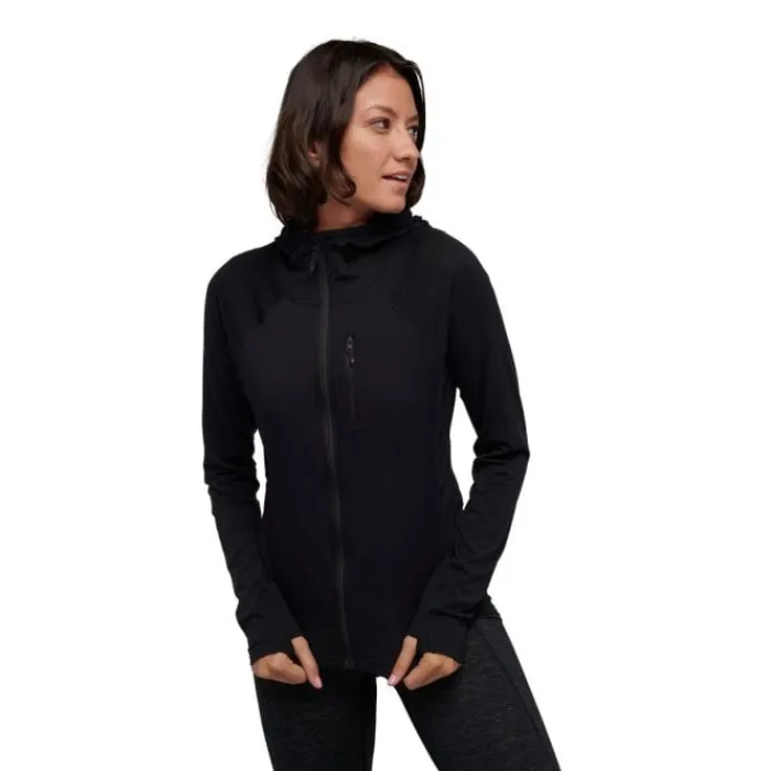 Black Diamond T-shirt Et Manches Longues Running^Coefficient LT Hybrid Hoody Noir