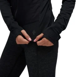 Black Diamond T-shirt Et Manches Longues Running^Coefficient LT Hybrid Hoody Noir