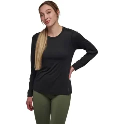 Black Diamond T-shirt Et Manches Longues Running^Lightwire LS Tee Noir