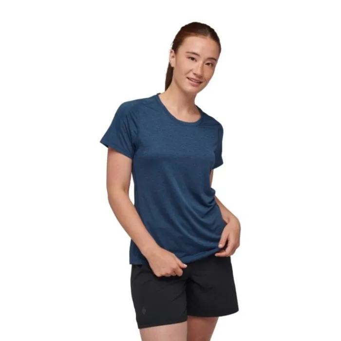 Black Diamond T-shirt Et Manches Longues Running^Lightwire SS Tech Tee Bleu
