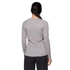 Black Diamond T-shirt Et Manches Longues Running^Long Sleeve Rhythm Tee Gris