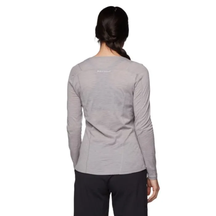 Black Diamond T-shirt Et Manches Longues Running^Long Sleeve Rhythm Tee Gris