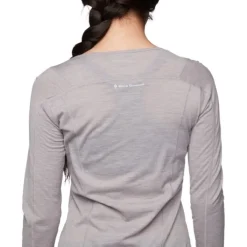 Black Diamond T-shirt Et Manches Longues Running^Long Sleeve Rhythm Tee Gris