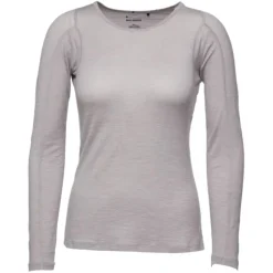 Black Diamond T-shirt Et Manches Longues Running^Long Sleeve Rhythm Tee Gris