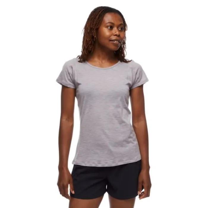 Black Diamond T-shirt Et Manches Longues Running^Rhythm Tee Gris