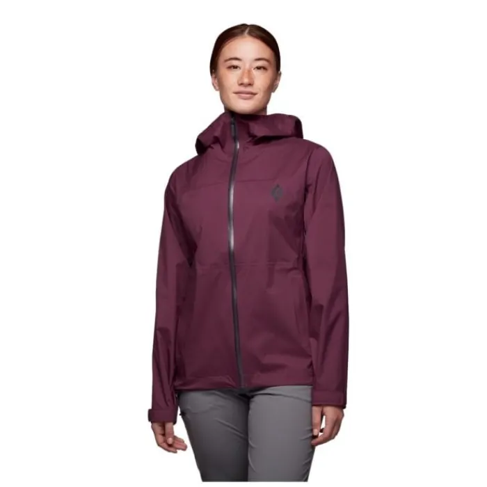 Black Diamond Veste Running^Stormline Stretch Rain Shell Rouge