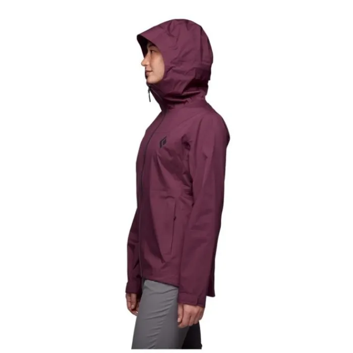 Black Diamond Veste Running^Stormline Stretch Rain Shell Rouge