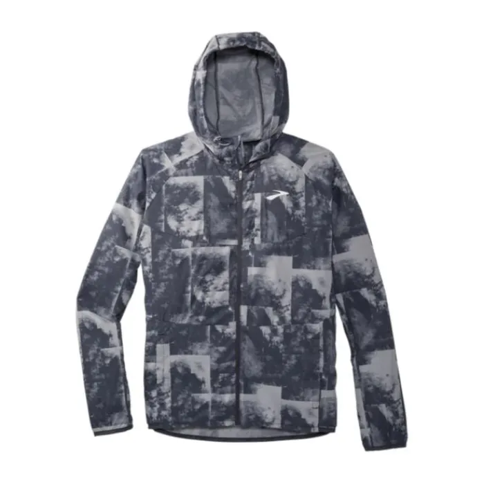Brooks Veste Running^Canopy Jacket Gris