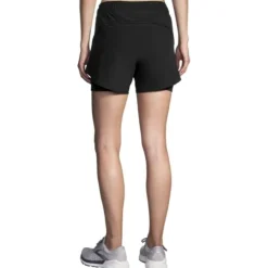 Brooks Short Running^Chaser 5" 2In1 Shorts Noir