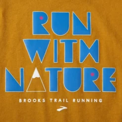 Brooks T-shirt Et Manches Longues Running^Distance Short Sleeve 2.0 Orange
