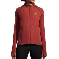 Brooks Veste Running^Fusion Hybrid Jacket Rouge