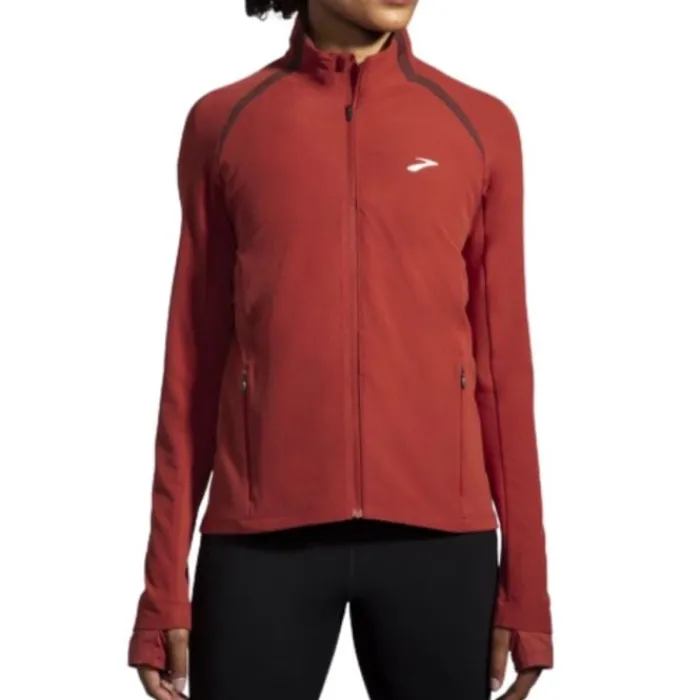 Brooks Veste Running^Fusion Hybrid Jacket Rouge