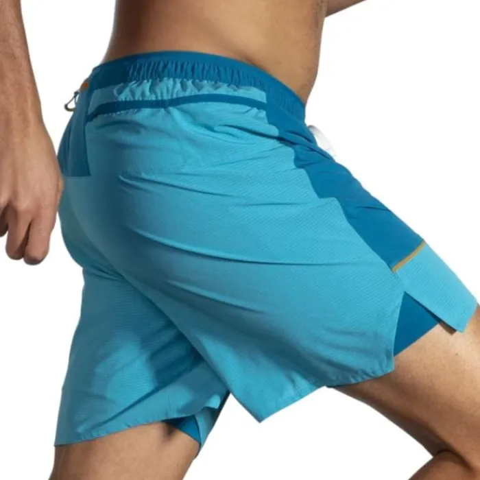 Brooks Short Running^High Point 7" 2-in-1 Short Bleu