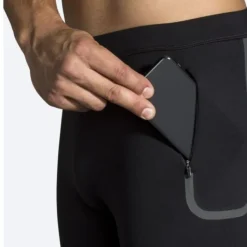 Brooks Collant Et Pantalon Running^Momentum Thermal Tight Noir
