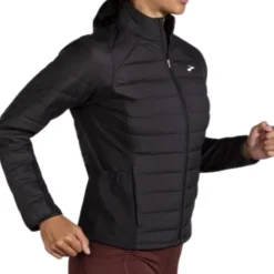 Brooks Veste Running^Shield Hybrid Jacket 2.0 Noir