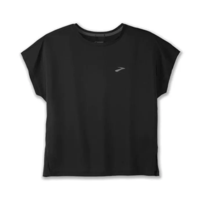 Brooks T-shirt Et Manches Longues Running^Sprint Free Short Sleeve Noir