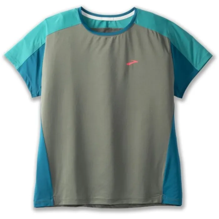 Brooks T-shirt Et Manches Longues Running^Sprint Free Short Sleeve 2.0 Bleu