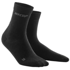 CEP Chaussettes|Chaussettes Running^Allday Recovery Compression Mid-Cut Socks Noir