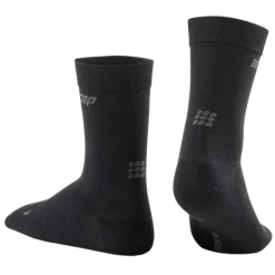 CEP Chaussettes|Chaussettes Running^Allday Recovery Compression Mid-Cut Socks Noir