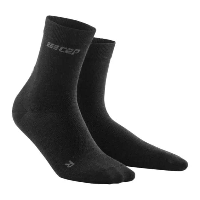 CEP Chaussettes|Chaussettes Running^Allday Recovery Mid Cut Sock Noir
