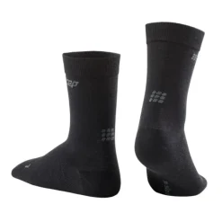 CEP Chaussettes|Chaussettes Running^Allday Recovery Mid Cut Sock Noir