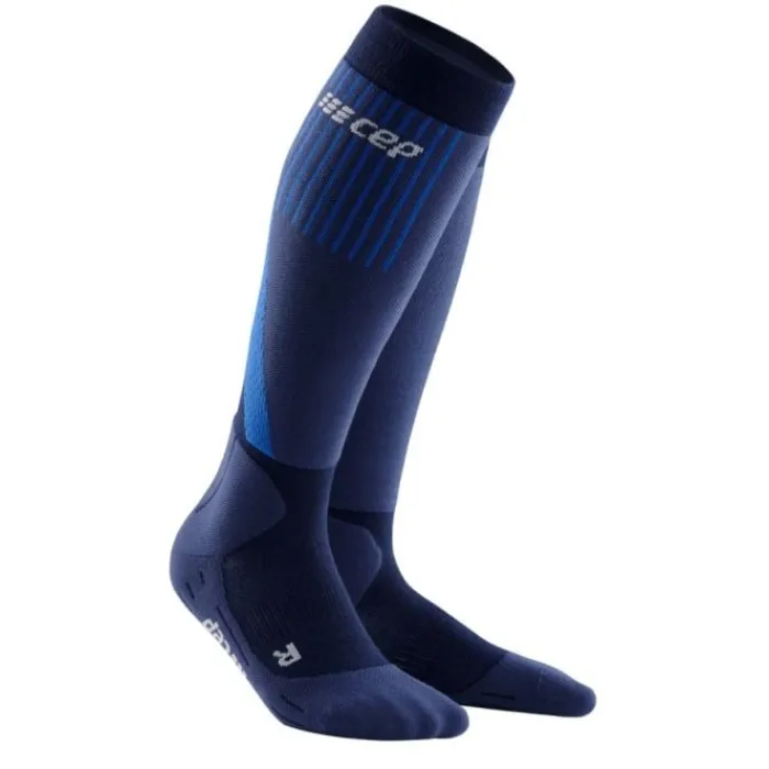 CEP Chaussettes|Chaussettes Running^Cold Weather Socks Bleu