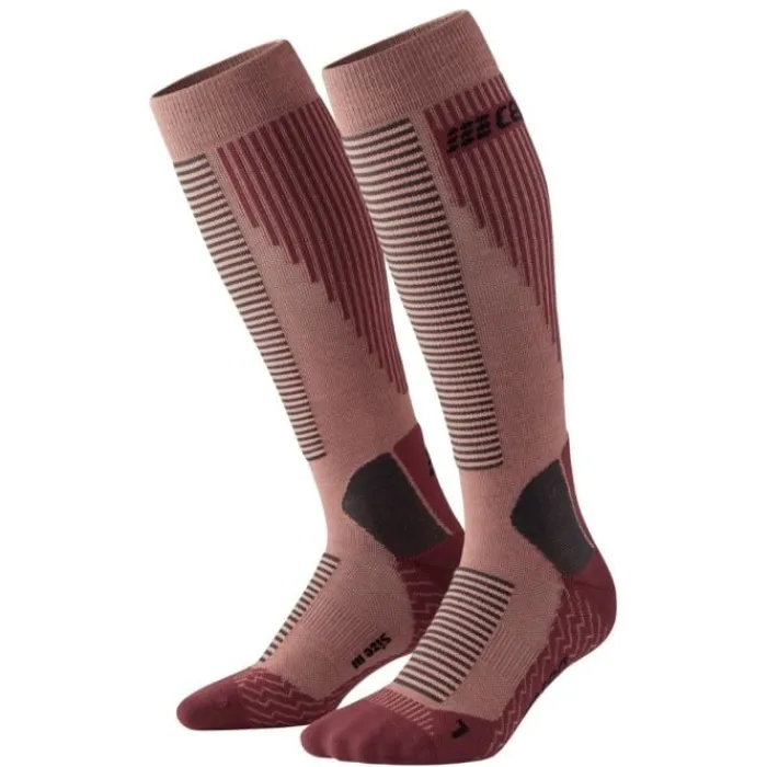 CEP Chaussettes|Chaussettes Running^Cold Weather Socks Mauve